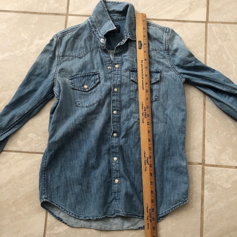 Lucky Brand Button Long Sleeve Top Size XSmall - Picture 4 of 5
